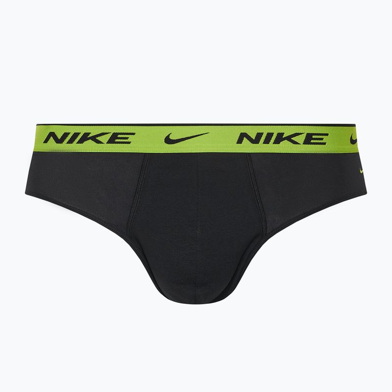 Pánske nohavičky Nike Everyday Cotton Stretch Brief 3 páry cyber black/heather grey/dark pony 6