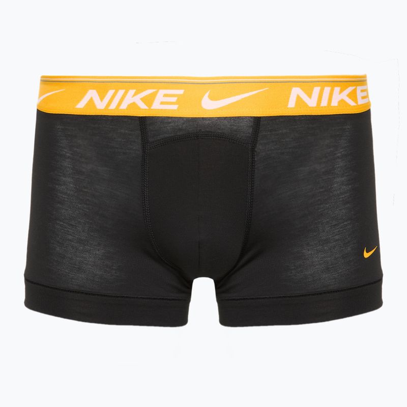 Pánske boxerky Nike Dri-FIT Ultra Comfort Trunk 3 páry black gold/storm/black 2