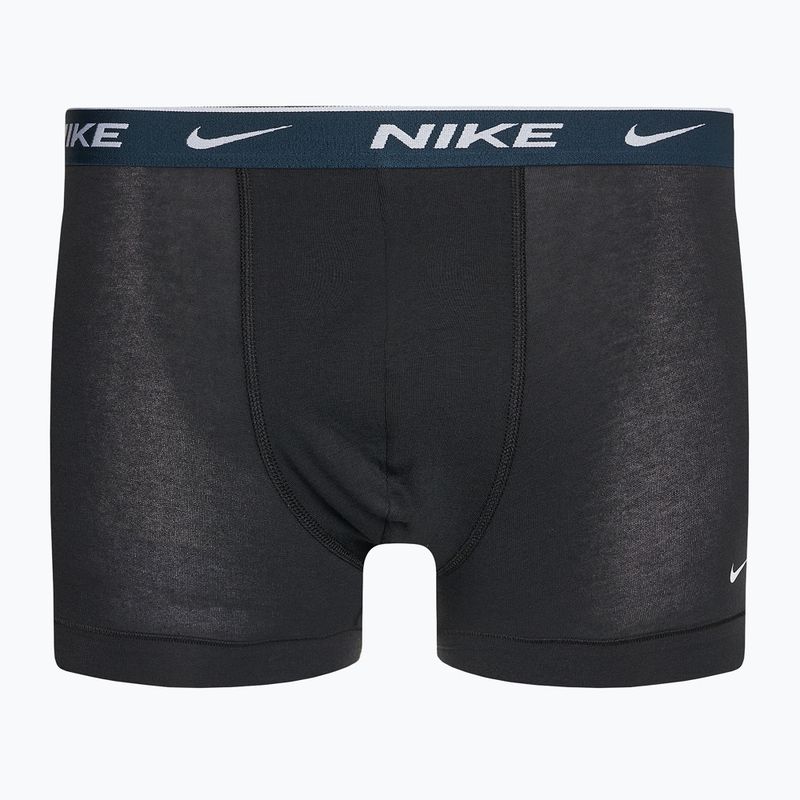 Pánske boxerky Nike Everyday Cotton Stretch Trunk 3 páry black/armory navy/black 5