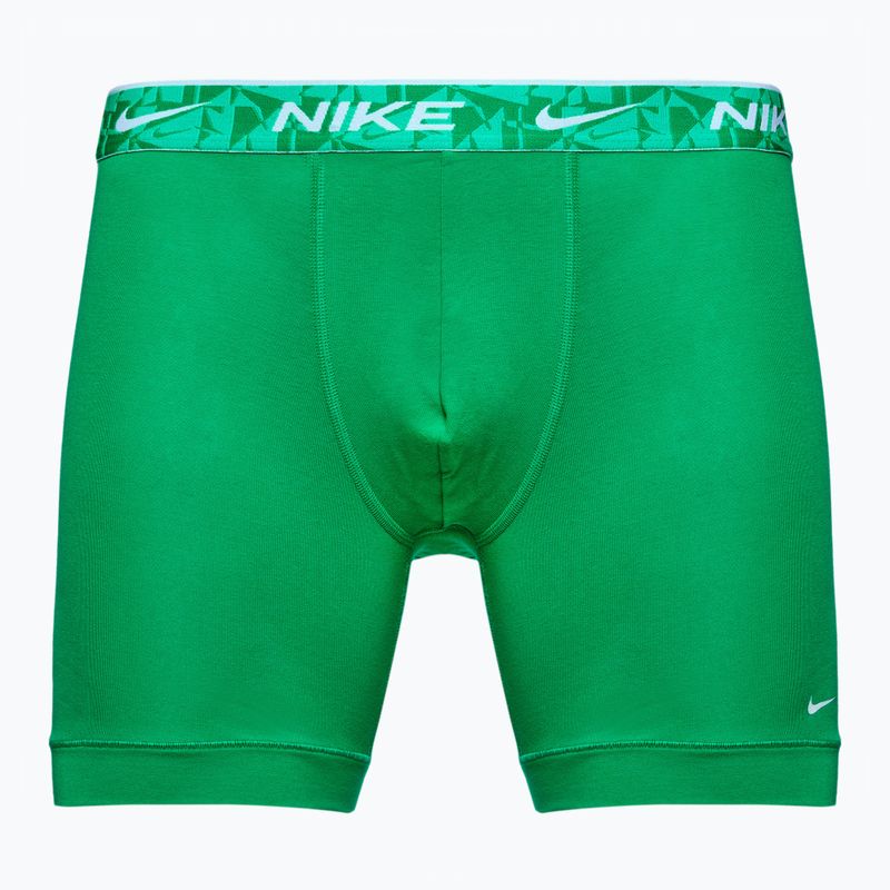 Pánske boxerky  Nike Everyday Cotton Stretch 3 pary green/black 2