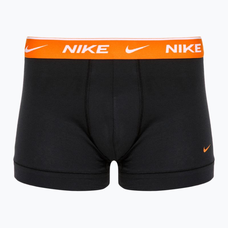 Pánske boxerky Nike Everyday Cotton Stretch Trunk 3 páry black/gold/hyper crimson 4