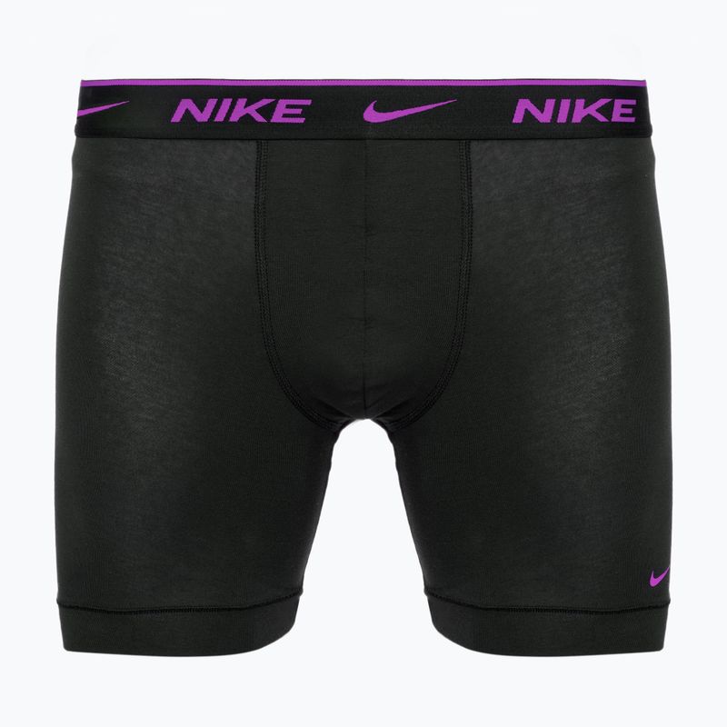 Pánske boxerky Nike Everyday Cotton Stretch 3 páry black/gold/black 3