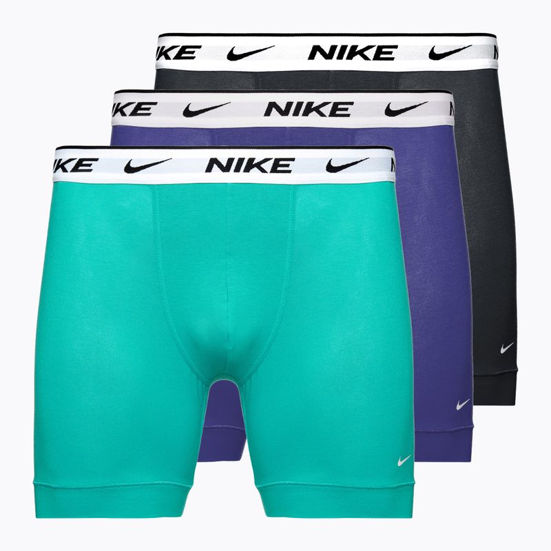 Pánske boxerky  Nike Everyday Cotton Stretch 3 pary dusty cactus/ast blue/arm navy