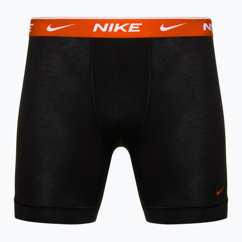 Pánske boxerky Nike Everyday Cotton Stretch 3 páry black team orange/red/black 3