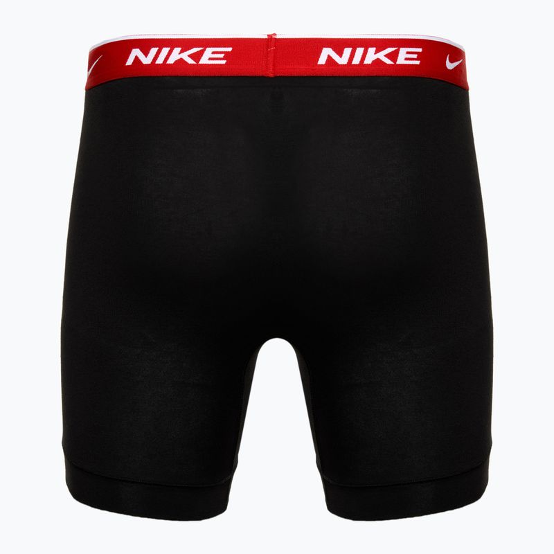 Pánske boxerky Nike Everyday Cotton Stretch 3 páry black team orange/red/black 5