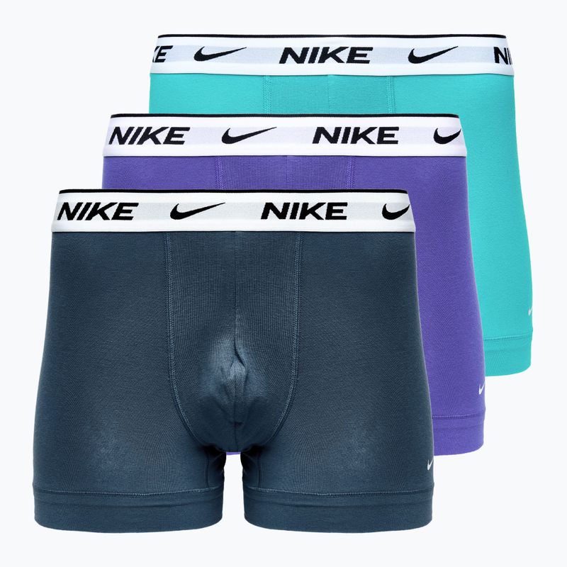 Pánske boxerky Nike Everyday Cotton Stretch Trunk 3 páry dustycactus/black/arm navy