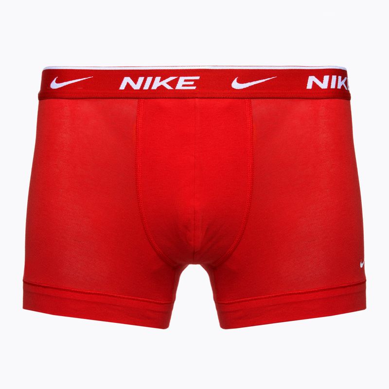 Pánske boxerky Nike Everyday Cotton Stretch Trunk 3 páry team orange/uni red/black 3