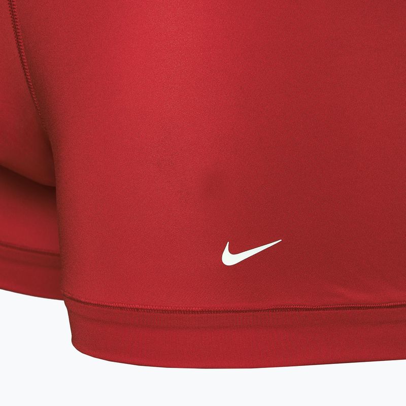 Nike Dri-Fit Essential pánske boxerky 3 páry swoosh life print/uni red/black 7