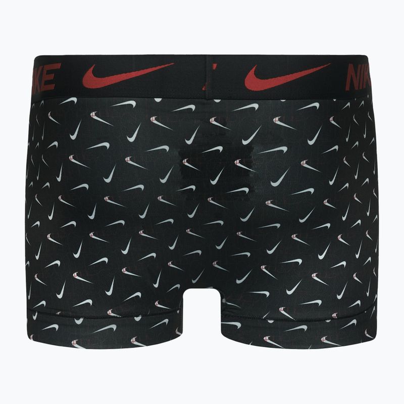 Nike Dri-Fit Essential pánske boxerky 3 páry swoosh life print/uni red/black 9
