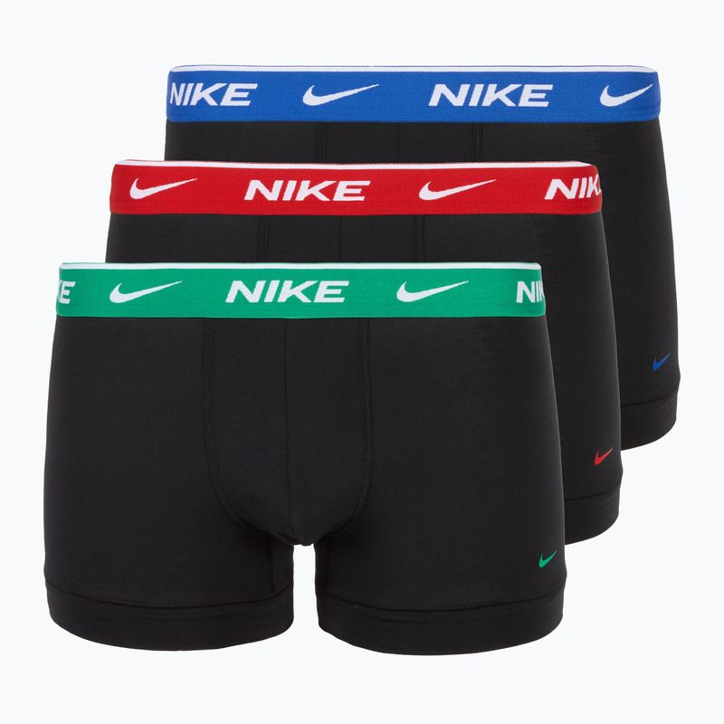 Pánske boxerky Nike Everyday Cotton Stretch Trunk 3 páry multicolor