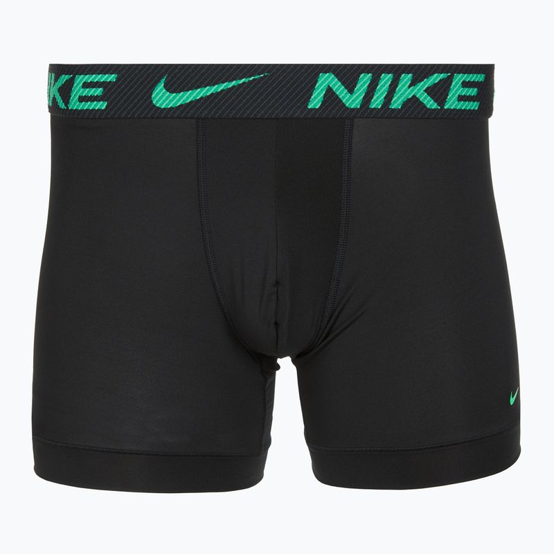 Pánske boxerky Nike Dri-Fit Essential Micro Boxer Brief 3 pary green shock/wild violet/black txtd wb 4