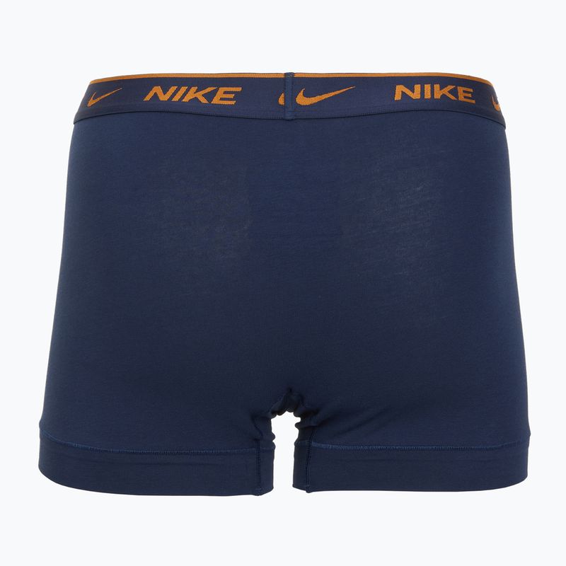 Pánske boxerky Nike Everyday Cotton Stretch Trunk 3 pary light crimson/midnight navy/black 5