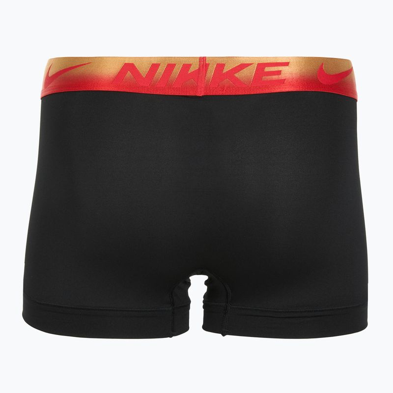 Pánske boxerky Nike Dri-Fit Essential Micro Trunk 3 pary blk/uni red/blk/uni red metallic gradient wb 5