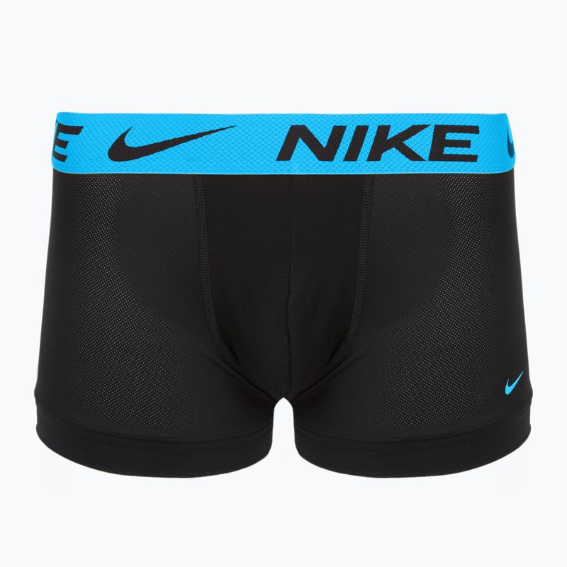 Pánske boxerky Nike Dri-FIT Cotton Trunk 3 pary black mint foam/blue hero/bright ceramic wb 5
