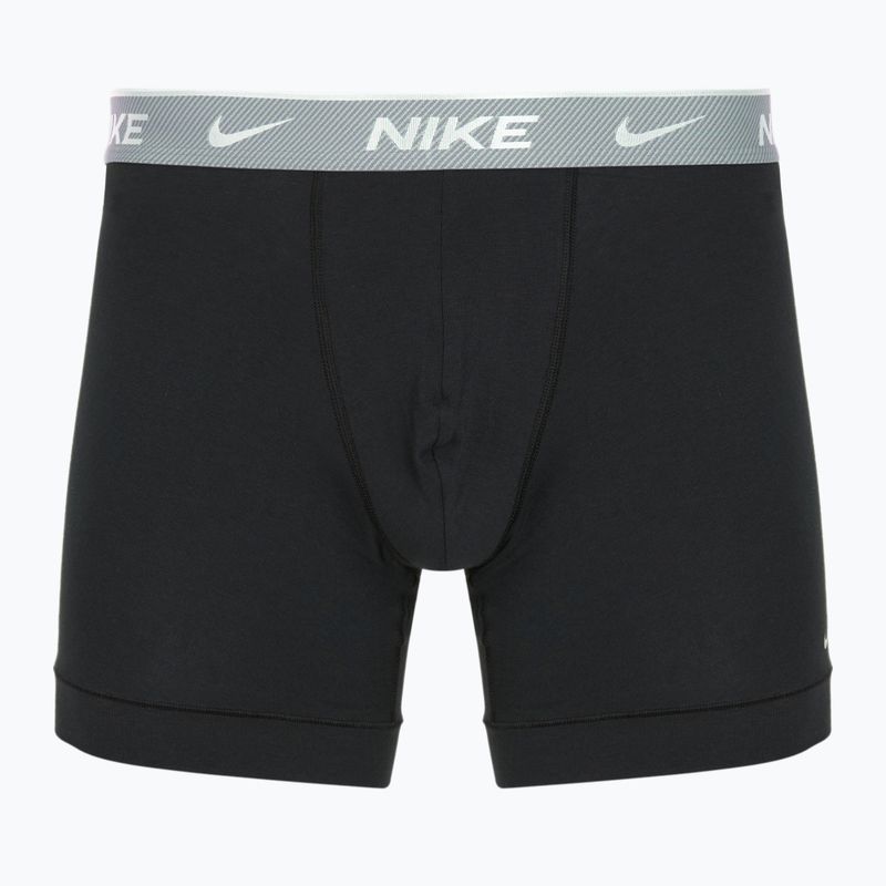 Pánske boxerky Nike Everyday Cotton Stretch 3 pary bi bi/iron grey/clear grey high shine textured wb 2