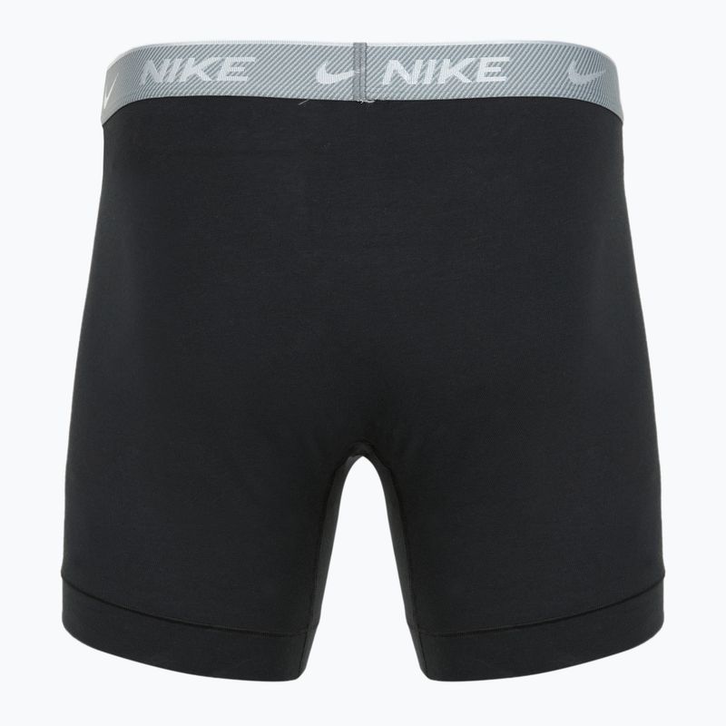 Pánske boxerky Nike Everyday Cotton Stretch 3 pary bi bi/iron grey/clear grey high shine textured wb 3