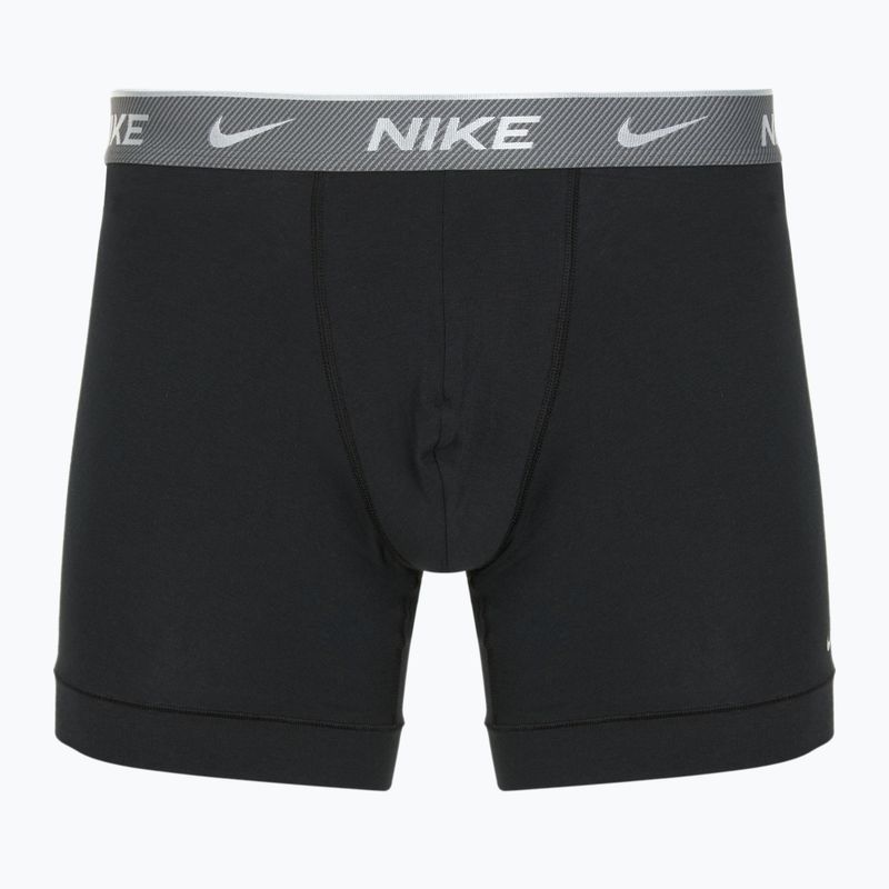 Pánske boxerky Nike Everyday Cotton Stretch 3 pary bi bi/iron grey/clear grey high shine textured wb 6