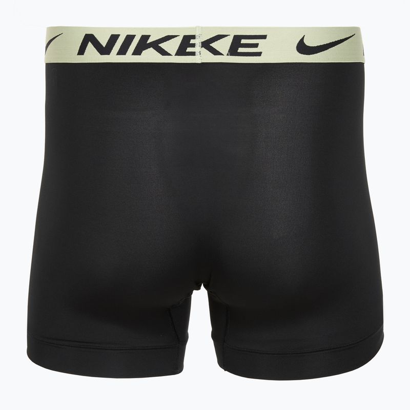 Pánske boxerky Nike Dri-Fit Essential Micro Boxer Brief 3 pary blk washed coral/olive aura/abrtract blue edge wb 5