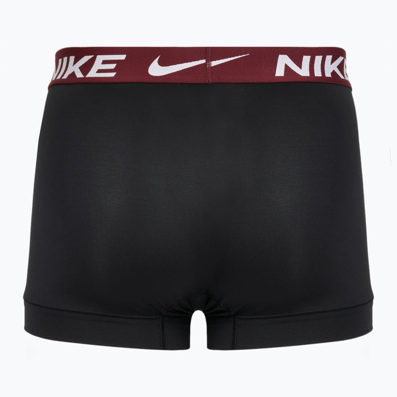 Pánske boxerky Nike Dri-Fit Essential Micro Trunk 3 pary black university gold/deep night/dark team red wb 2