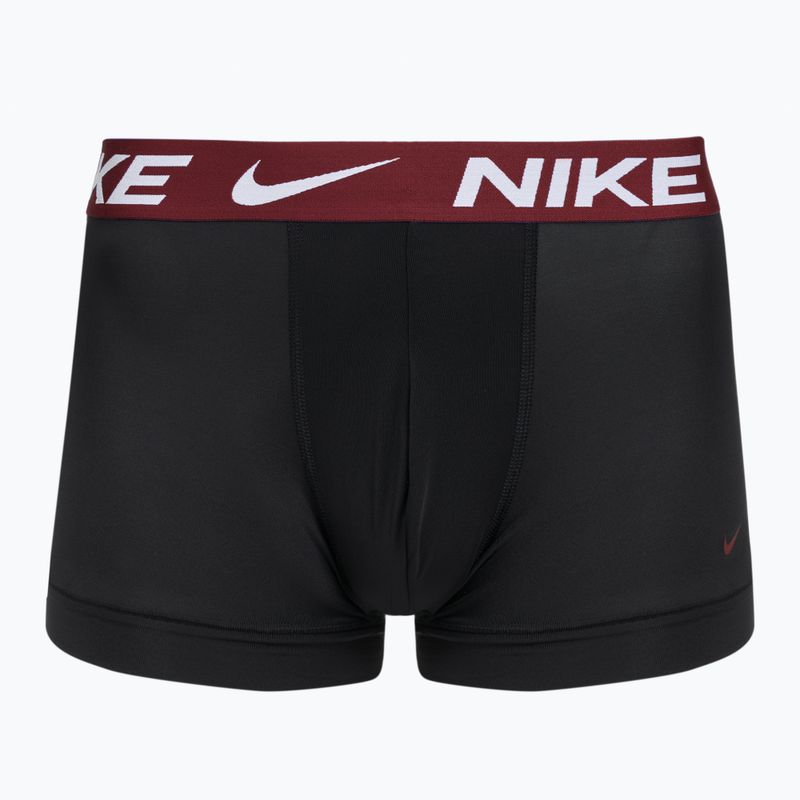 Pánske boxerky Nike Dri-Fit Essential Micro Trunk 3 pary black university gold/deep night/dark team red wb 5