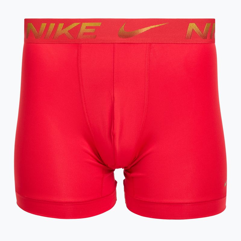 Pánske boxerky Nike Dri-Fit Essential Micro Boxer Brief 3 pary university red/black/black metallic grdient wb 2