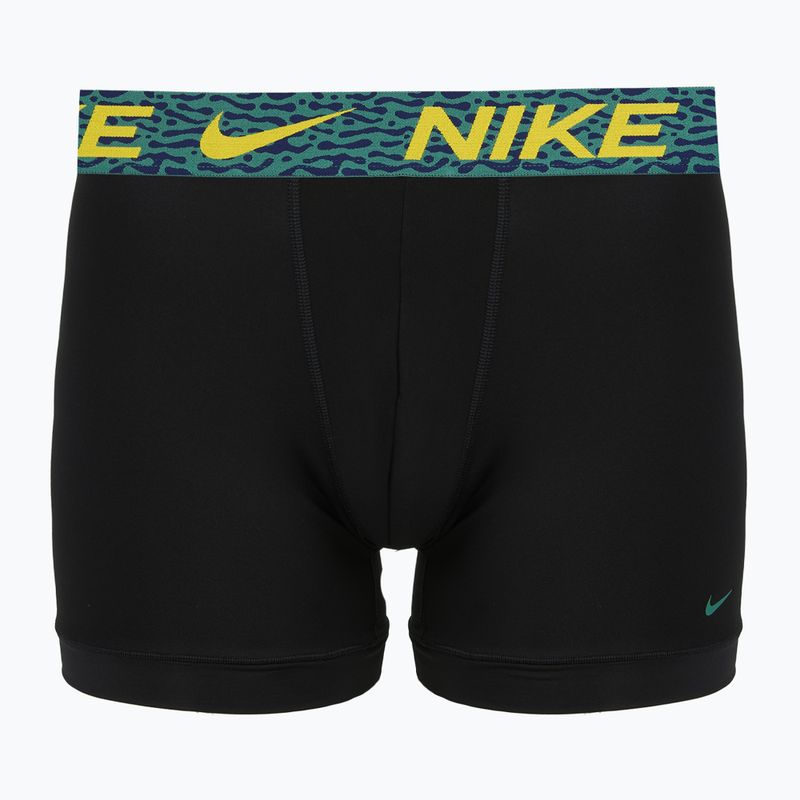 Pánske boxerky Nike Dri-Fit Essential Micro 3 pairs blklightcrimson/ brightcitron/evergreenaur 2