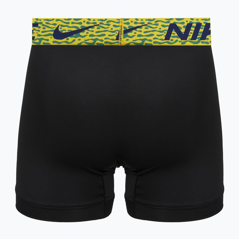 Pánske boxerky Nike Dri-Fit Essential Micro 3 pairs blklightcrimson/ brightcitron/evergreenaur 5