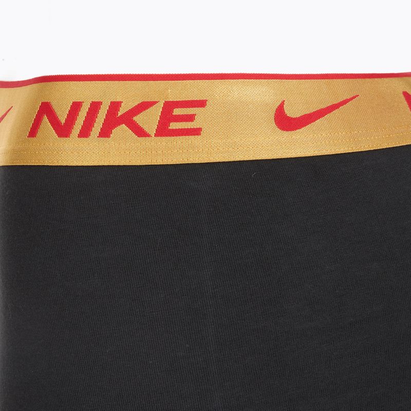 Pánske boxerky Nike Everyday Cotton Stretch Trunk 3 pary blk/university red/wheat gold/black high shine wb 6