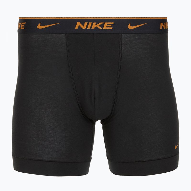 Pánske boxerky Nike Everyday Cotton Stretch 3 pary black light crimsn/desrt ochre/black waistband 4
