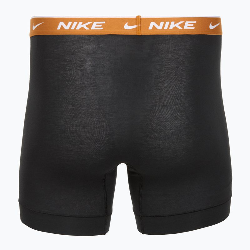 Pánske boxerky Nike Everyday Cotton Stretch 3 pary black light crimsn/desrt ochre/black waistband 5