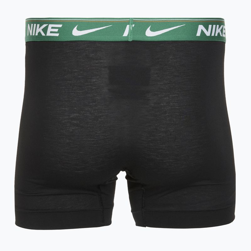 Pánske boxerky Nike Dri-FIT Ultra Comfort 3 pary black evrgreen aura/deep night/black waistband 5