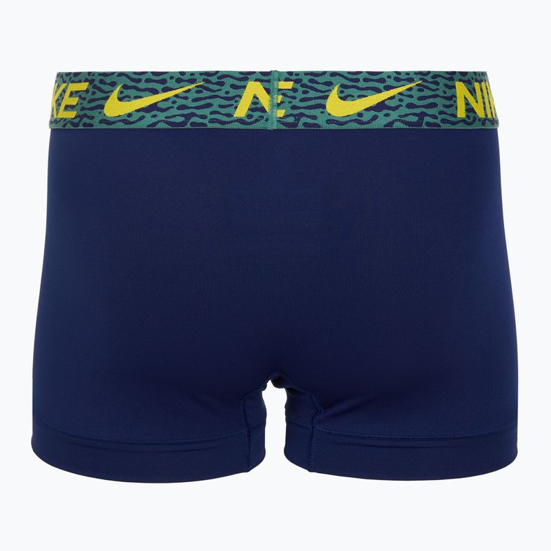 Pánske boxerky Nike Dri-Fit Essential Micro Trunk 3 pary blu void/lgh crim/brht citron/evergrn aura/abst wb 5