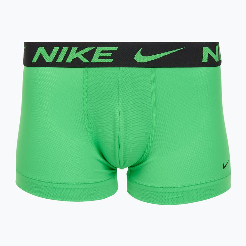 Pánske boxerky Nike Dri-FIT Cotton Trunk 3 pary deep night/university gold/green shock 2