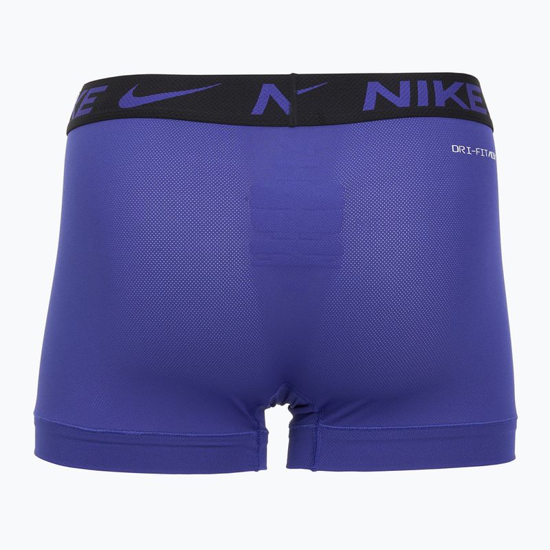 Pánske boxerky Nike Dri-FIT Cotton Trunk 3 pary deep night/university gold/green shock 5