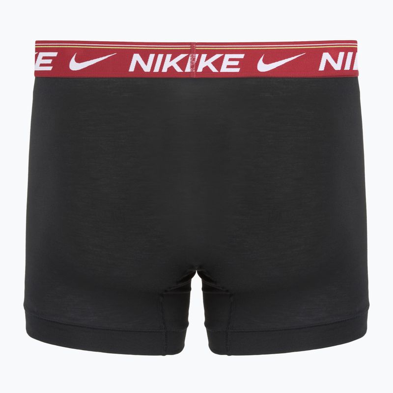 Pánske boxerky Nike Dri-FIT Ultra Comfort 3 pairs black/team crimson/dark raisin/black 3