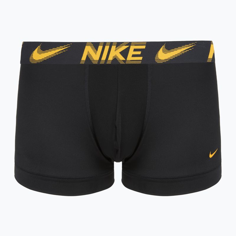 Pánske boxerky Nike Dri-Fit Essential Micro Trunk 3 pairs black/game royal/malachite/un gold/zoom wb 2