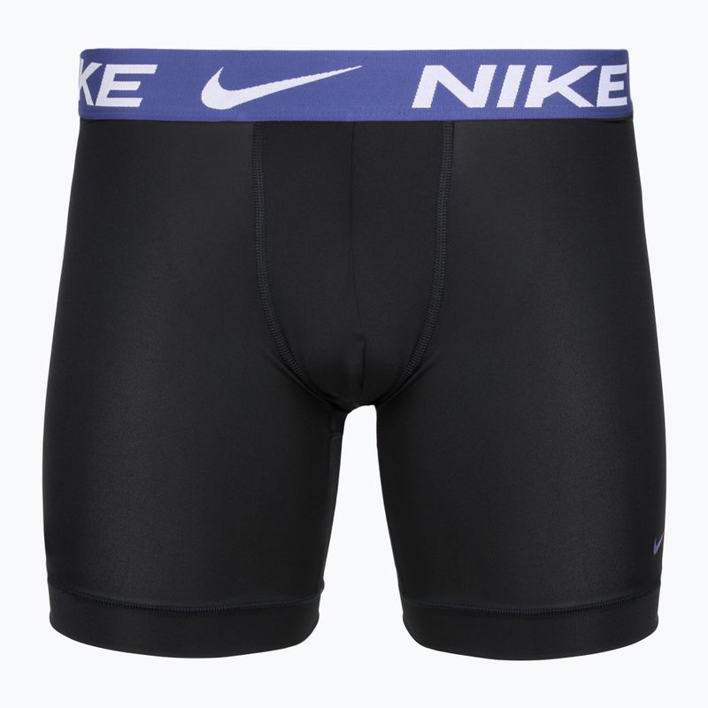 Pánske boxerky Nike Essential Micro 3 pairs black/sapphire/wolf grey/team crimson 2