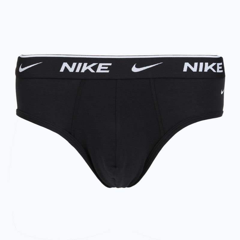 Pánske slipy Nike Cotton Stretch Brief Black 2
