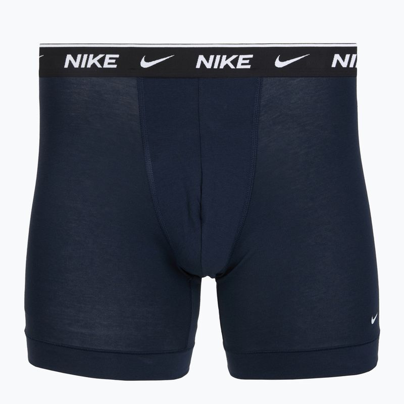 Pánske boxerky Nike Cotton Stretch Boxer Brief black/blue/navy 3