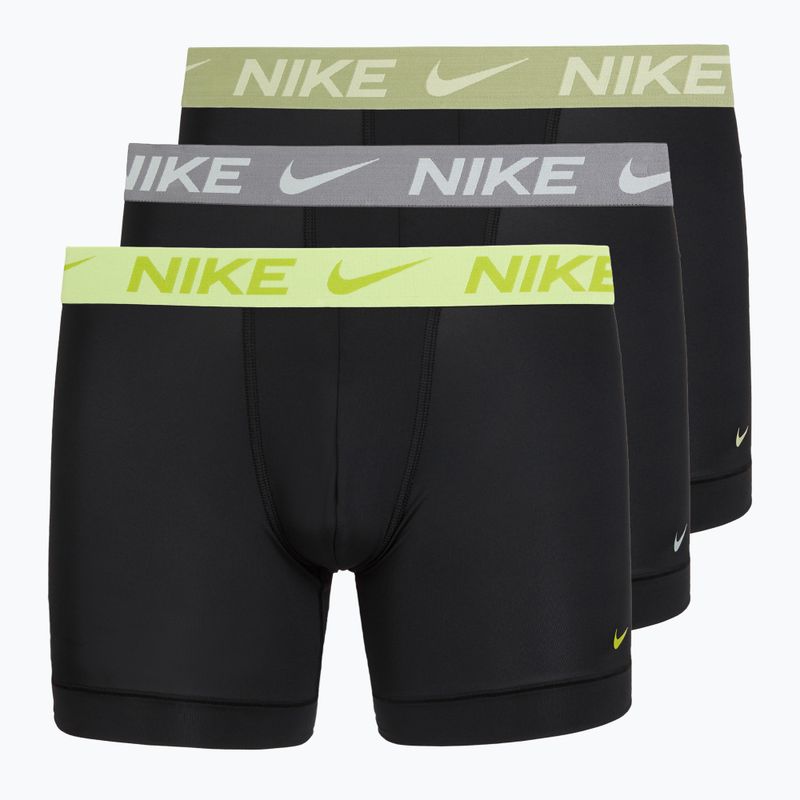 Pánske boxerky Nike Dri-Fit Essential Micro 3 pack folkstone gray