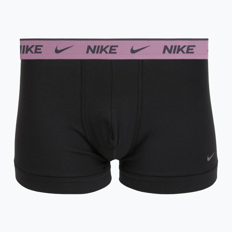 Pánske boxerky Nike Cotton Stretch Trunk 3 pack charcoal heather 3