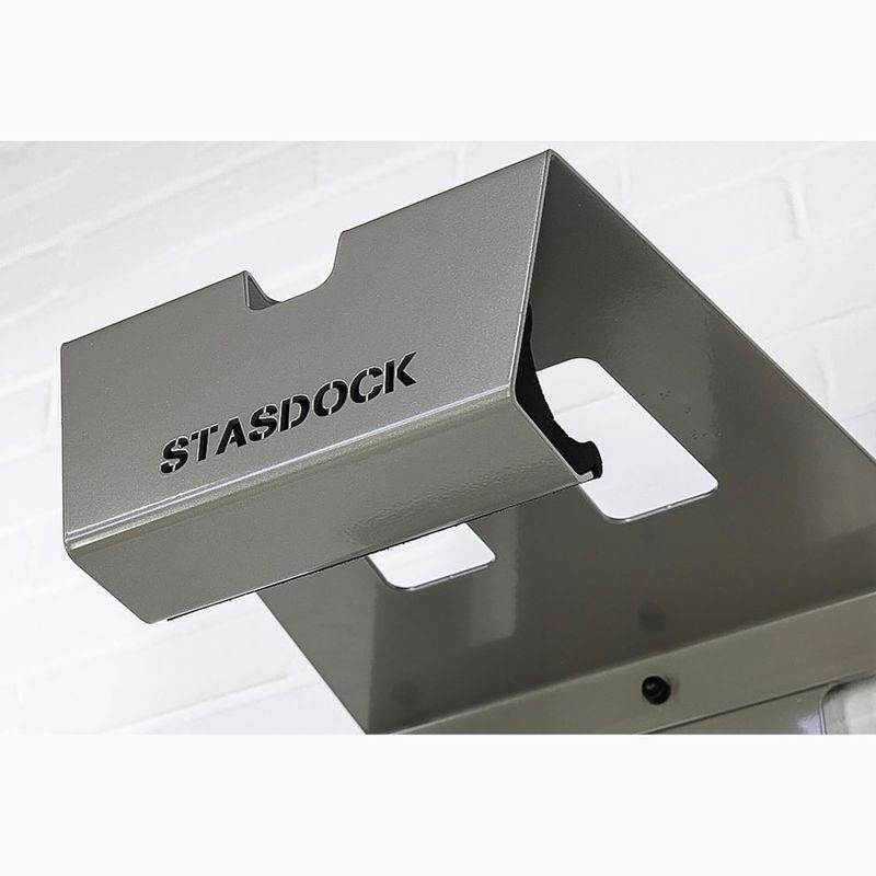 Vešiak na bicykel STASDOCK hlboký strieborný 5