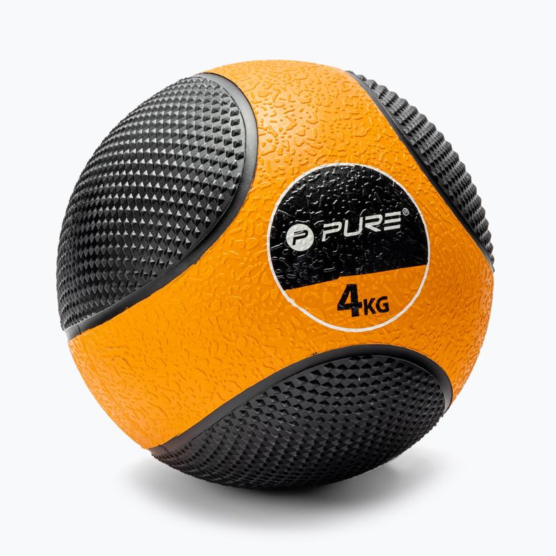 Medicínska lopta Pure2Improve 4 kg oranžová 2139
