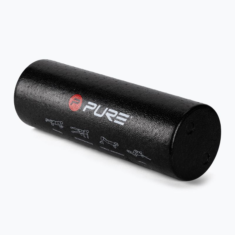 Cvičebný valec Pure2Improve Trainer čierny 3918
