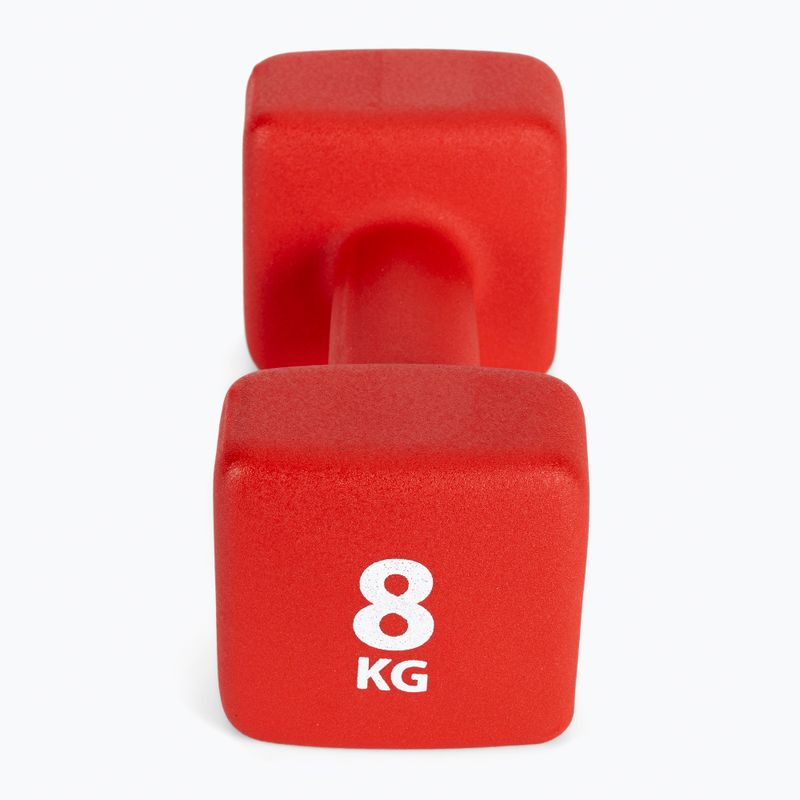 Neoprénová činka 8 kg Pure2Improve červená P2I201450 3