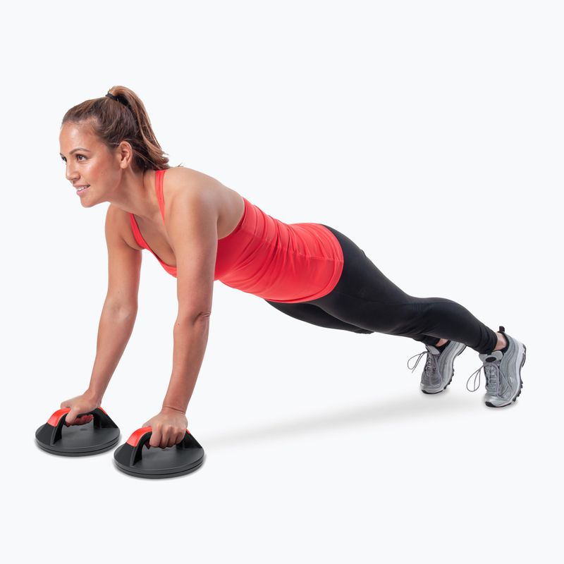 Pure2Improve Push-up Pro Set červené/čierne push-up rukoväte P2I202160 4