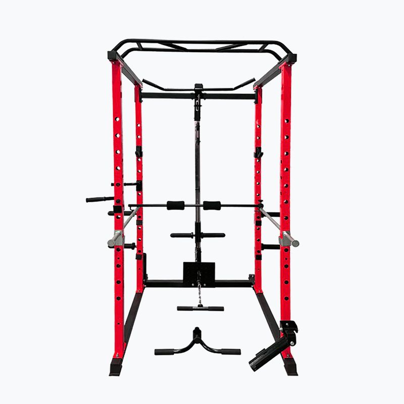 Tréningová klietka Pure2Improve Powerrack červeno-čierna P2I82 3