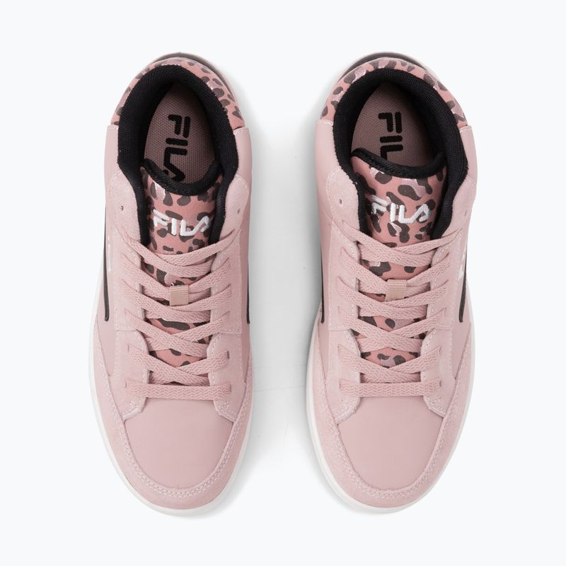 Detské topánky FILA Crew Mid pale mauve/leopard 4