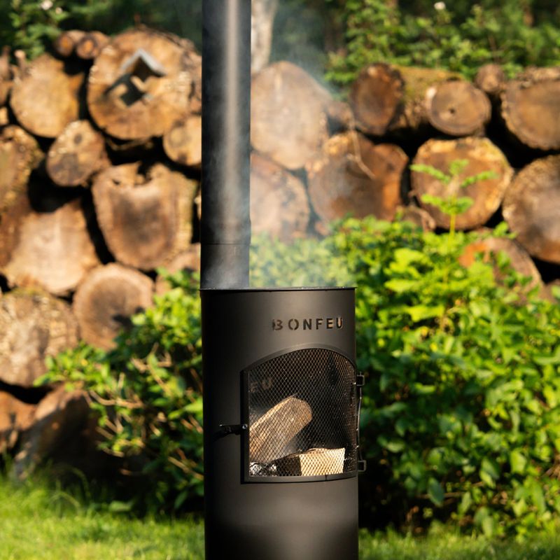 Záhradný krb BonFeu Bongiano LP black 3