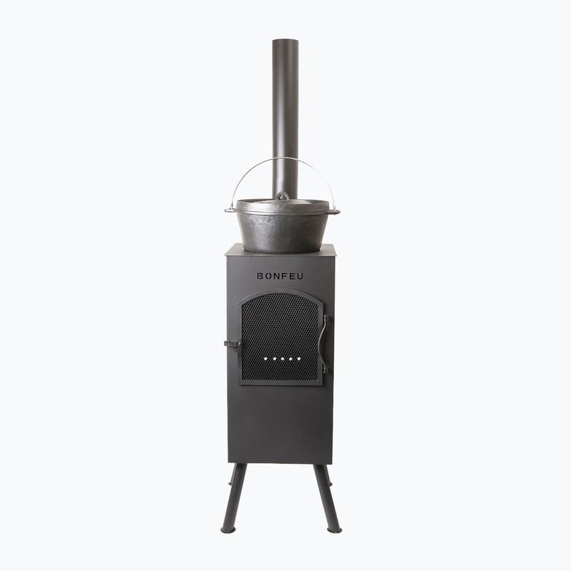 Záhradný krb BonFeu BonCarré black 4